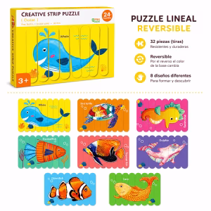 Puzzle lineal "Océano"