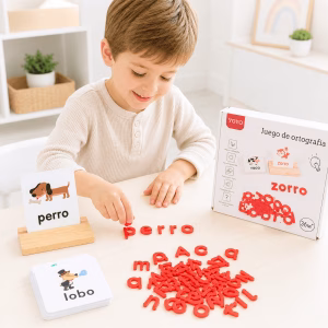 Arma palabras con tarjetas