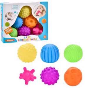Set de 6 pelotas sensoriales