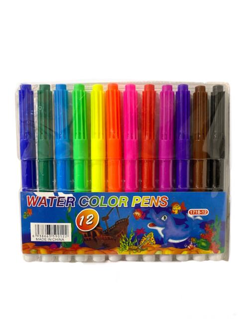 Plumones jumbo 12 colores