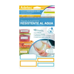 Etiqueta plástica resistente al agua