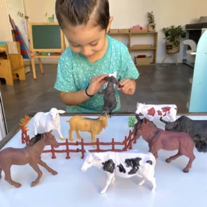 Set animales granja (8 piezas)
