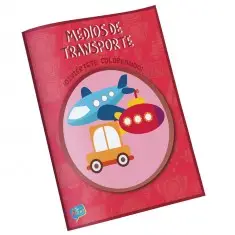 Libro para colorear Medios de transporte