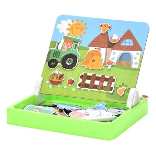 Caja magnética puzzle granja