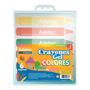 Crayones gel colores