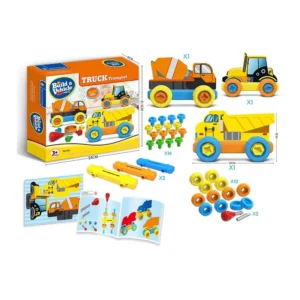 Set de 3 vehículos tractores para armar