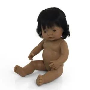 Bebé latinoamericano niña con pelo 38 cm