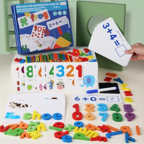 Kit de aprendizaje: matemáticas e inglés