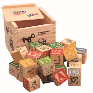 Caja cubos letras (48 piezas)