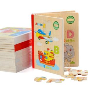 Pack 2 Libros puzles de madera “Abecedario”