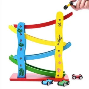 Pista de autos para deslizar (4 pisos)