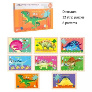 Puzzle lineal "Dinosaurios"