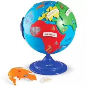 Globo terráqueo continentes