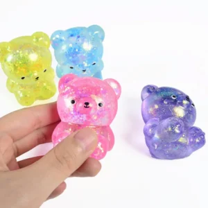 Oso de silicona sensorial antiestrés