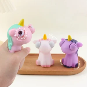 Unicornio ojos saltones