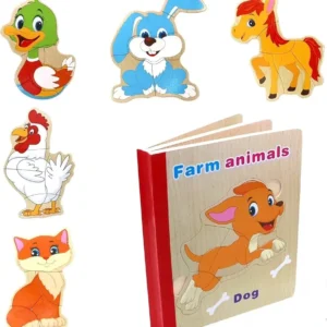 Libro puzzle animales
