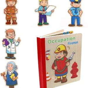 Libro puzzle profesiones y oficios