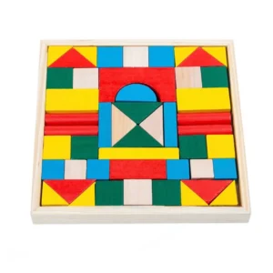Bandeja de bloques de madera