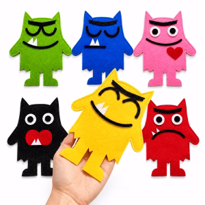 Set títeres Monstruos de las Emociones