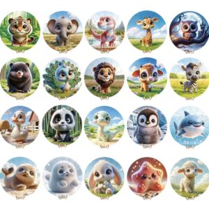 Puzzle circular imantado
