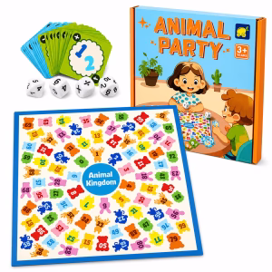 Fiesta de animales Jugando con las matemáticas