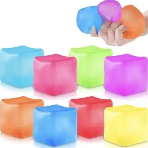 Cubo de silicona sensorial antiestrés
