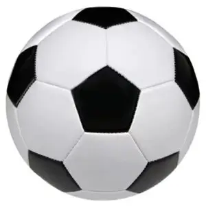 Pelota de fútbol clásica