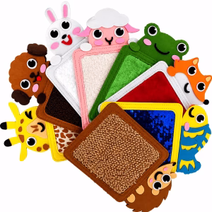 Set Sensorial de Texturas con Animales