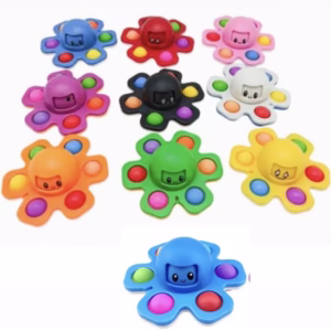 Pulpo emociones giratorio