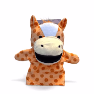 Títere peluche jirafa