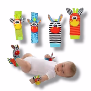 Pack calcetines y muñequeras de bebé (4 pcs)