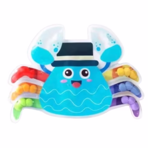 Juego sensorial gel clasificación cangrejo