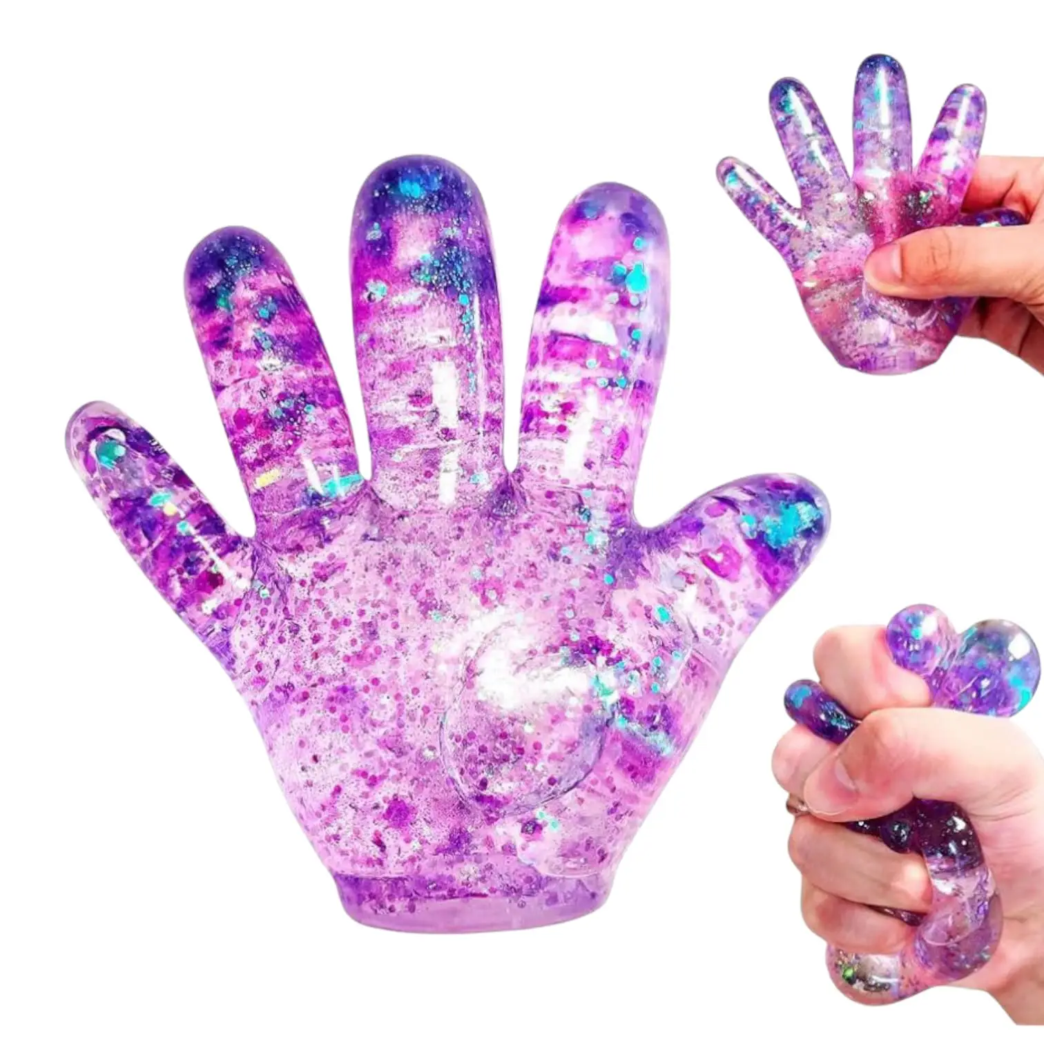 Mano silicona glitter