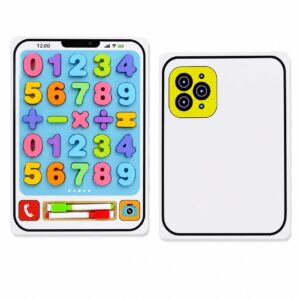Tablero encaje abecedario con pizarra y plumón