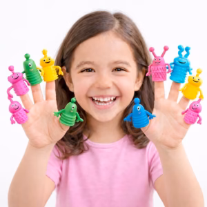 Set monstruos sensoriales para dedos 10 ud