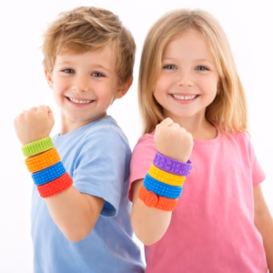 Pulseras sensoriales con texturas 6 ud.