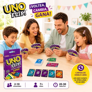 Juego de cartas Uno Flip!