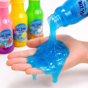 Botella slime bicolor