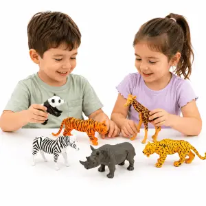 Animales selva 6 piezas
