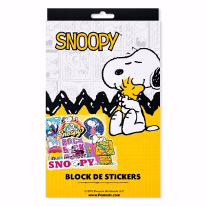 Block de stickers Snoopy