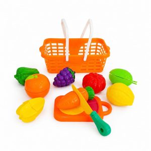 Canasto de frutas y verduras para porcionar