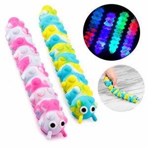 Oruga pop It con ventosas